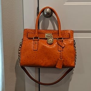 Ostrich leather purse. New W/O tags -Michael Kors